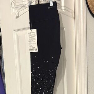 lululemon athletica Black and White Speckled Leggings